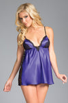 BW1634PR Picture Of Perfection Babydoll - Purple